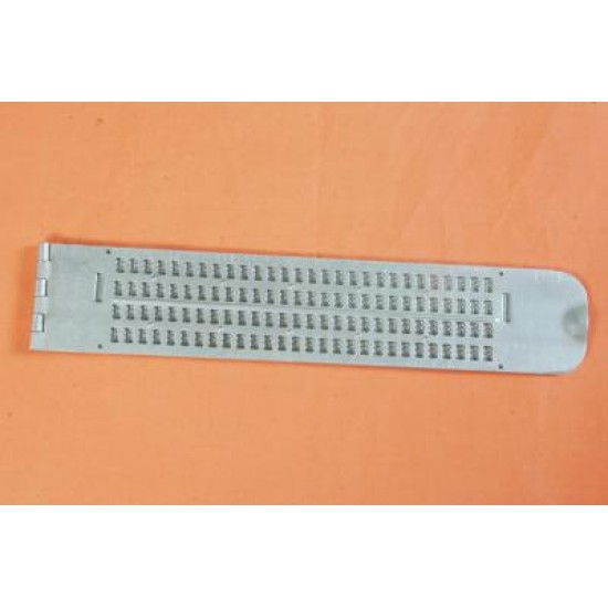 13 Line 36 cells Inter point Braille writing slate (Aluminum)