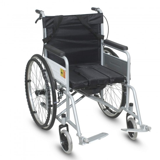 Active For All Foldable Seat Commode Wheelchair