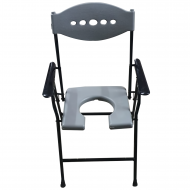 Commode Chair Grey