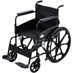 EASY FOLDING WHEELCHAIR IN EPOXY FINISH WITH MAG WHEEL 