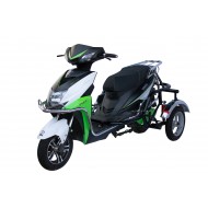 Electric Operated Scooter with Side Wheel Attachment