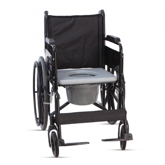 iCare Folding Commode Wheelchair 